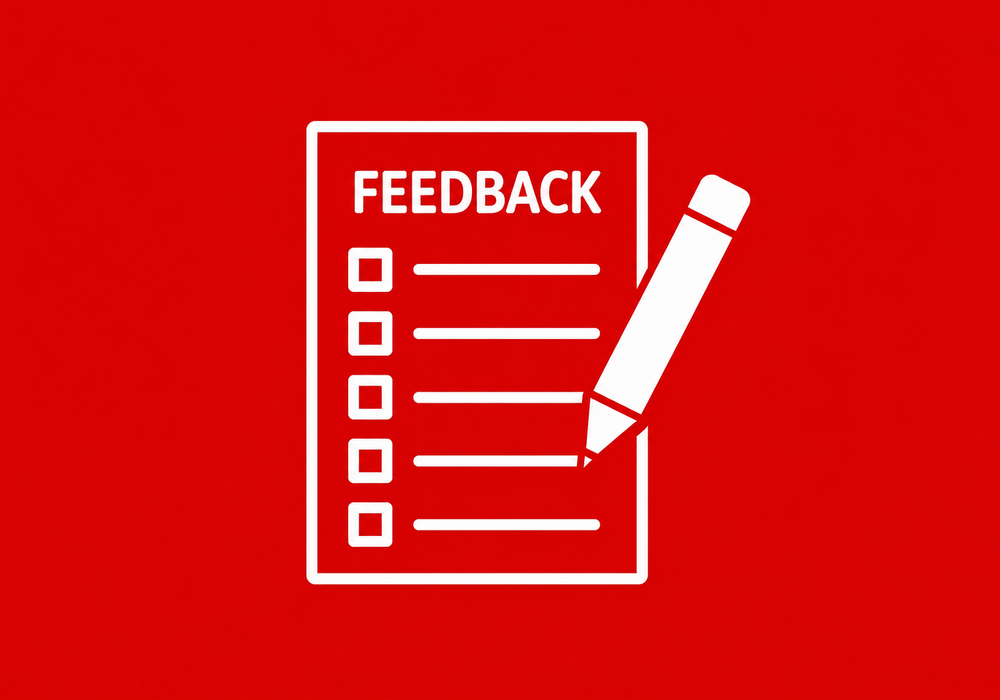 Darstellung Feedback Formular