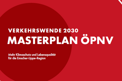 Titelbild des Dokuments Masterplan ÖPNV der Vestischen