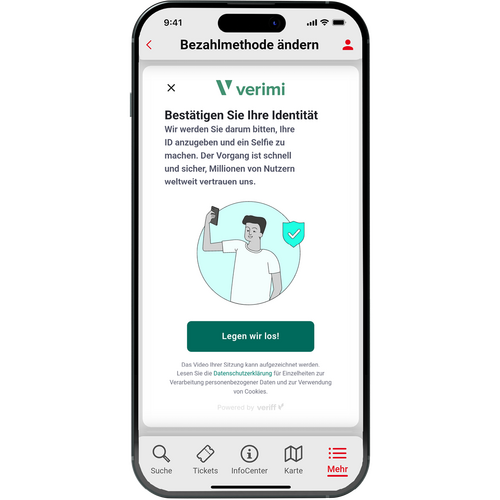 Vestische App Lastschrift Foto-Ident Erklärung