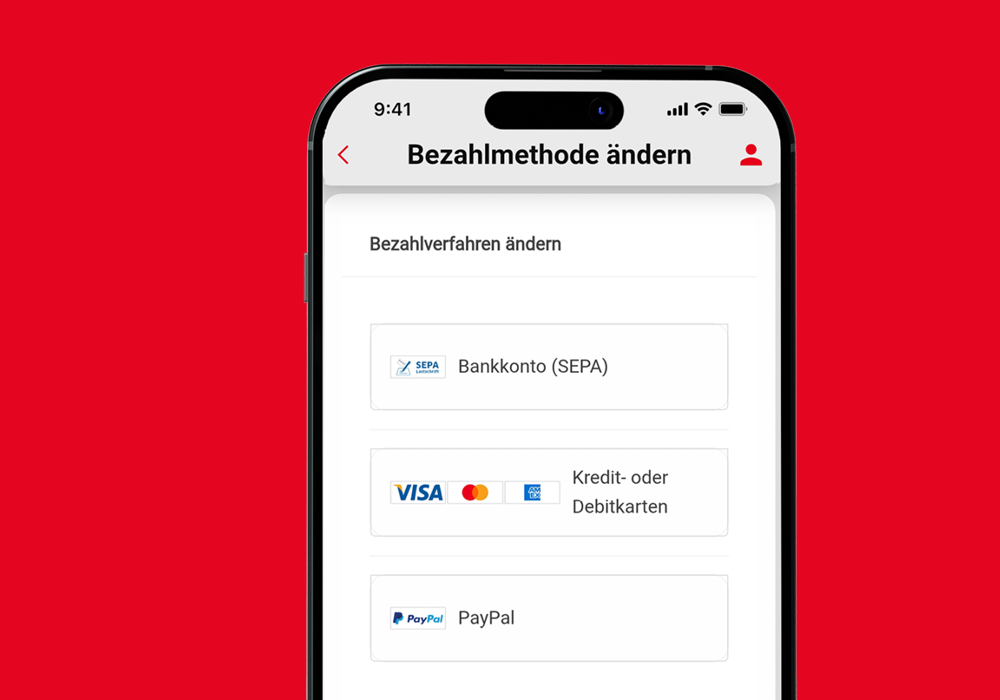 Vestische App SEPA-Lastschrift einrichten